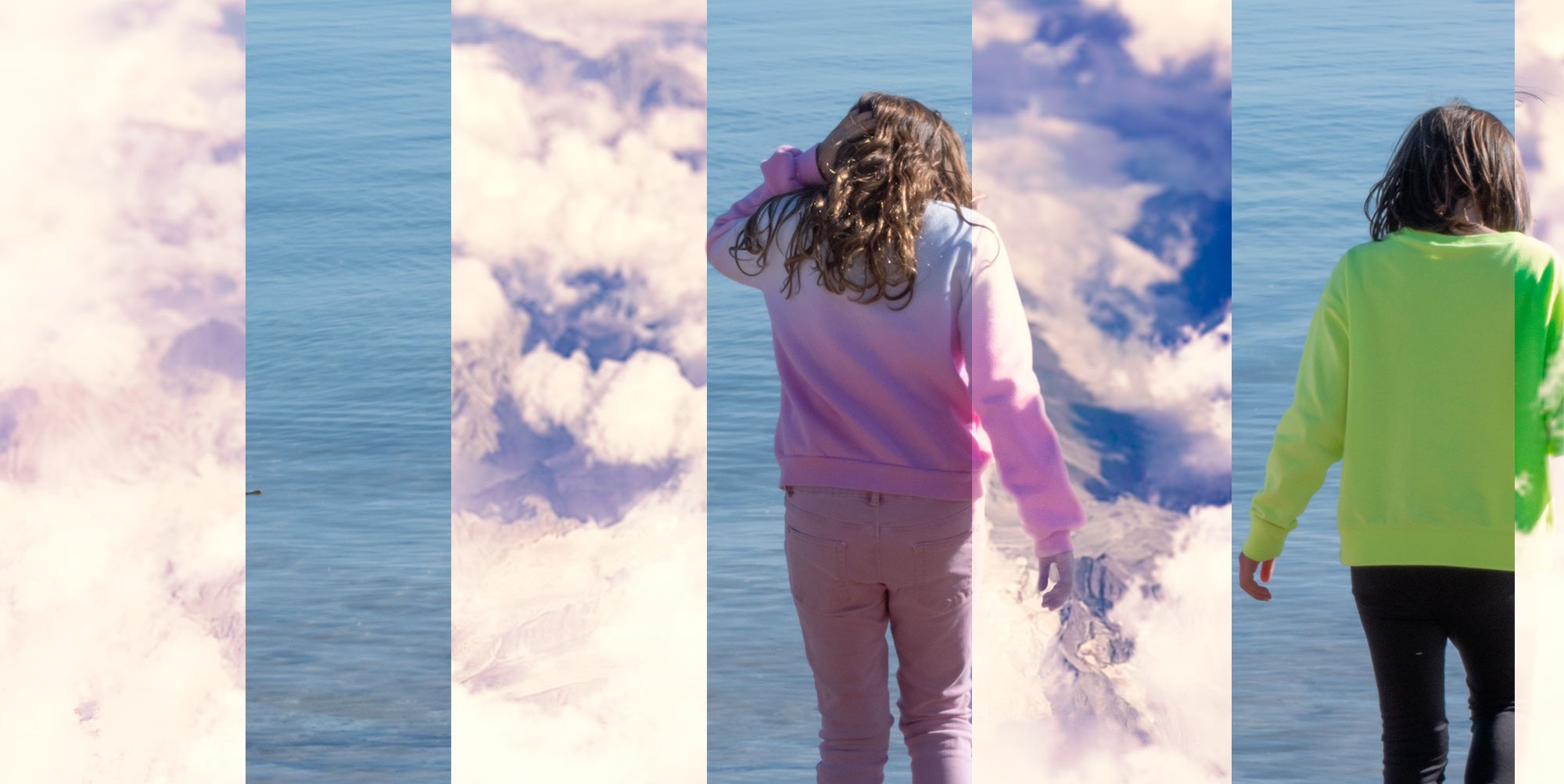 Composite image with clouds