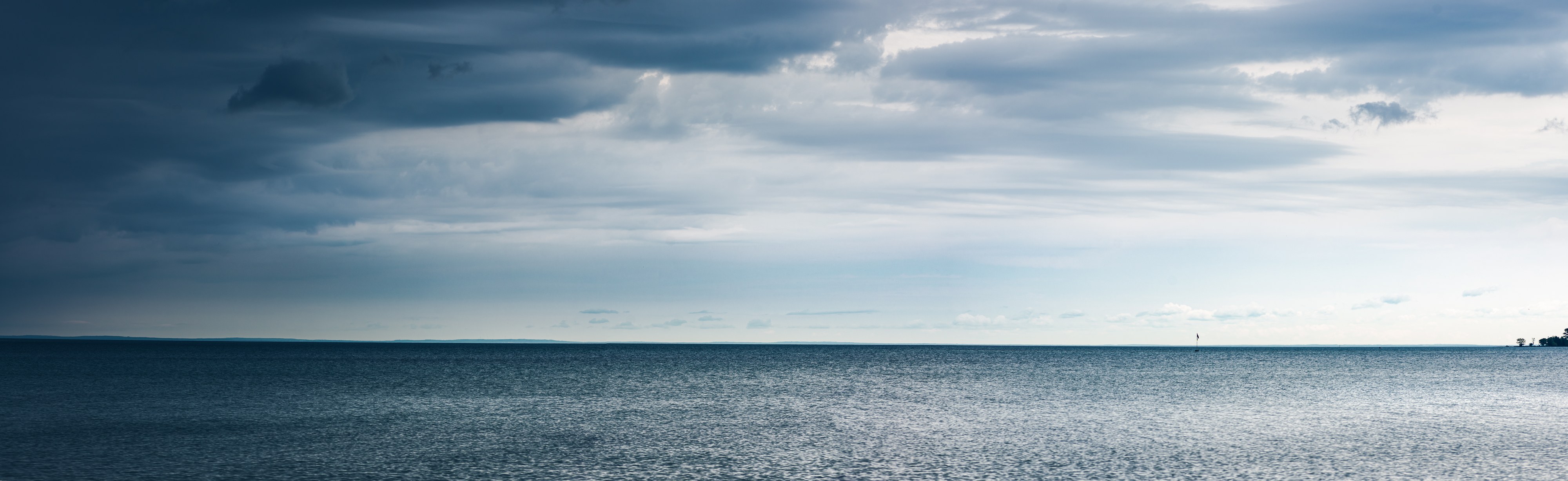 Storm brewing at Georgian Bay in Ontario